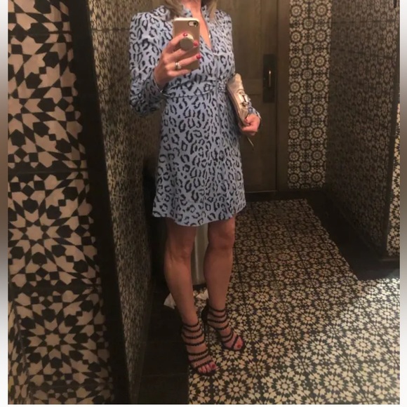 $550 A.L.C Marcella Leopard Print Dress - Picture 2 of 14